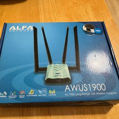 Alpha Awus 1900ac WiFi finder, Extender Kali