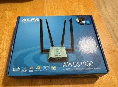 Alpha Awus 1900ac WiFi finder, Extender Kali