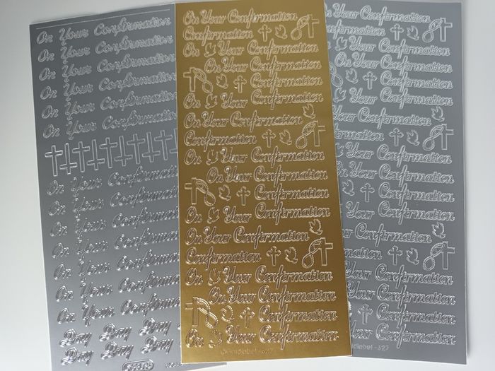 Craft Stickers - Confirmation