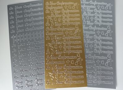 Craft Stickers - Confirmation