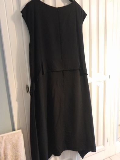 Naya Asymmetrical Dress, Black
