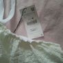 Zara ladies crop top size large beige white Image 3