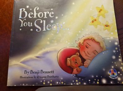 Before you sleep - Benji Bennett book