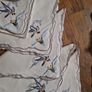 vintage embroidered table set Image 6