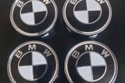 Hard to get BMW 60mm caps (Black/white) FREE POST