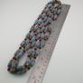 Vintage Venetian Style Sky Blue Trade Beads Necklace Image 4
