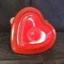 Le Creuset Heart with Lid Red Image 2