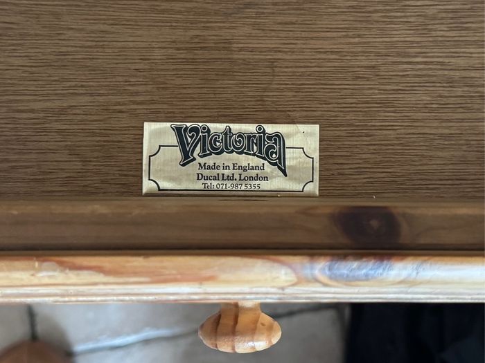 Solid Pine Secretary Desk by Ducal "Victoria"