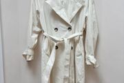 Bershka Cream Trench Coat