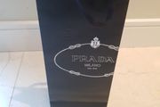 Prada tall paper bag