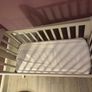 Like new cot with new mattress Image 2