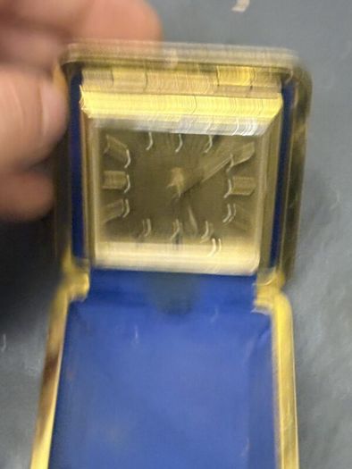 Vintage Europa 2-Jewel German Travel Alarm Clock