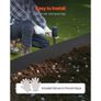 Steel Landscape Edging 4 Packs 40 x 12in Rust-Resistant Pathway Divider Image 3