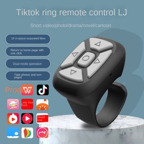 Wireless Bluetooth Mobile Selfie Lazy Artifac Tiktok Remote Control Ring Mobile Phone Bluetooth Controller T For Xiaomi Apple