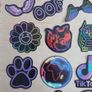 50pcs Neon Stickers Decals Image 3