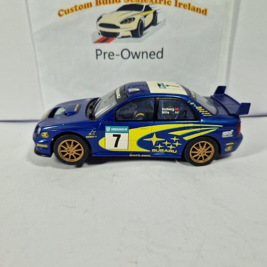 Scalextric Subaru Slot Car ( rally WRC )