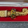Rare Los Angeles 1984 Ceremonial dagger in sheath - Saudi Arabian Olympic Committee jambiya/dagger letter opener Image 2
