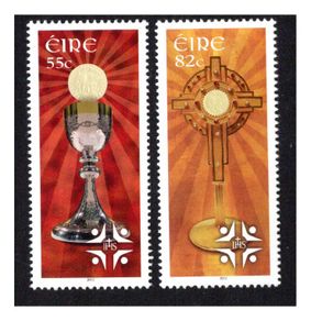 2012 Ireland 50th International Eucharistic Congress Commemorative Stamps Mint Never Hinged (MNH)
