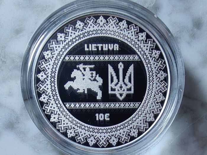 Lithuania 10 Euro Silver (.925) Proof Coin 2022 - Ukraine's Fight for Freedom