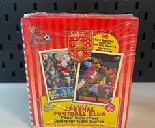 1997-98 Futera Arsenal Fans Selection Sealed Collector Box