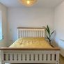 Excellent condition solid oak king size bed frame and mattress Image 5