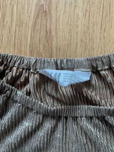 Girls H&M Shiny Dress 6-8years