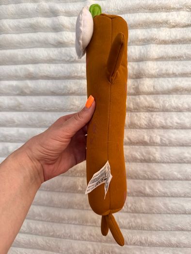 Hey Duggee Singing Sticky Stick Soft Toy Plush approx. 32 cm. (with legs) Dirty Used Please see photos