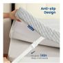 Fabulous New 7cm  Memory Foam Mattress Topper with 125-Night Sleep Trail Double(135x190x7cm) Silver Grey Image 6