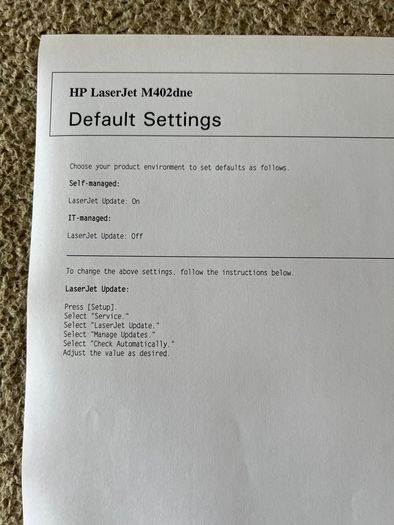 HP LaserJet Pro M402dne Professional Mono Laser Printer