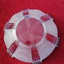 Art Deco Frosted Blue Glass Bowl Image 2