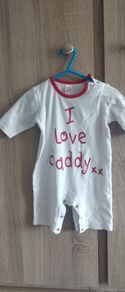 Next up to 3 months never worn I love daddy