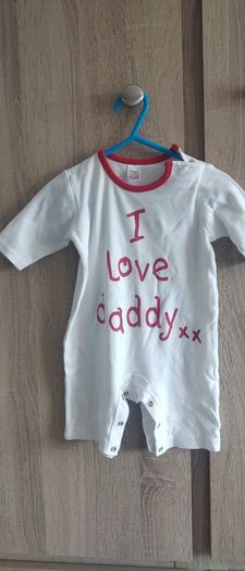 Next up to 3 months never worn I love daddy