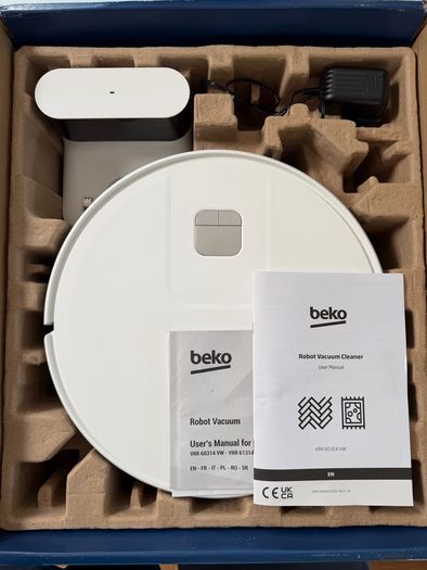 Beko Vrr60314vw Robot Vacuum Cleaner  Like New