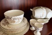 Unmarked Vintage-Style China Tea Set