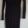 Long Black Cord Dress Image 3