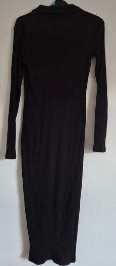 Long Black Cord Dress