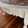 Marble top antique Coffee table Image 5