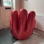 chair, leather hand, swivel Image 3