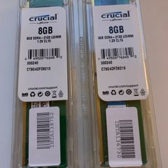 (LOT2) 16gb Crucial 8gb Ddr4 2133p Pc4-17000mhz Ct8g4dfd8213 Desktop Memory