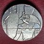 Egyptian Relics 2 oz  2016 ERS Horus .999 Silver Antiqued 1000 Francs Chad coin Image 2