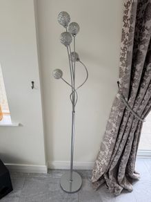 Silver Floor Lamp
