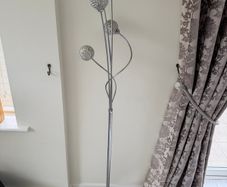 Silver Floor Lamp