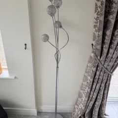 Silver Floor Lamp