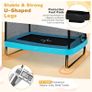 6FT Recreational Trampoline, 2-in-1 Kids Jumping Trampoline with Swing, Outdoor Fitness Bounce Trampoline for Children Adults Image 6