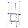 Dog Grooming Table Two Arms with Clamp, 915 x 610mm Dog Grooming Station, Foldable Pets Grooming Stand for Medium and Small Dogs, Free Two No Sit Haunch Holder with Grooming Loop, Bearing 150kg Image 4