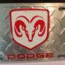 Official (NOS) Dodge Aluminum Car plate Image 6