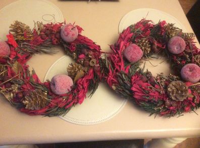 2 Beautiful Wreaths