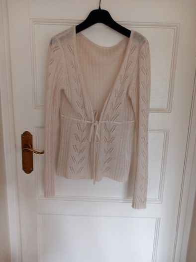 Vero Moda Cream Cardigan Wool/Mohair/Acrylic