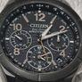 Citizen Attesa Satellite Wave GPS CC9075-52E Black Titanium Special Edition - Good Condition Image 9