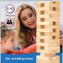 Giant Wooden Tumbling Tower Game With Box Image 2